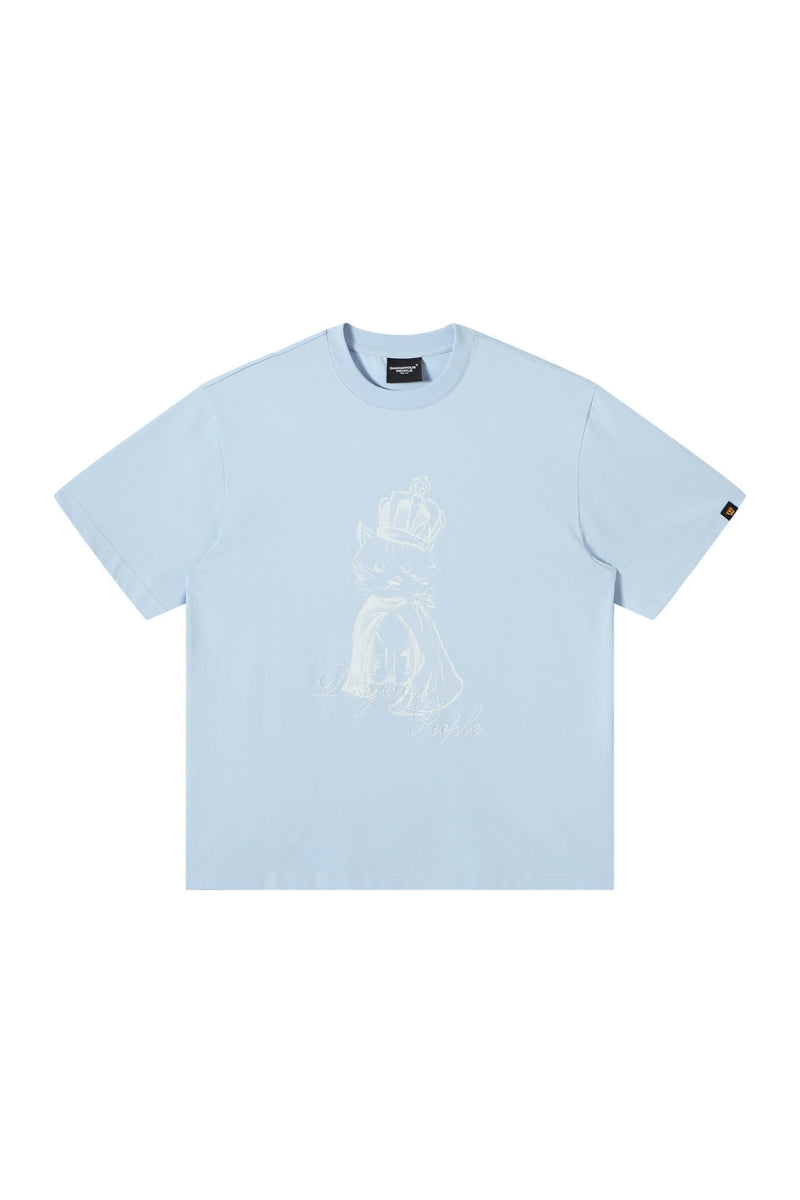Dangerouspeople DSP Bomb King Print Embroidery Loose‑Fit Tee
