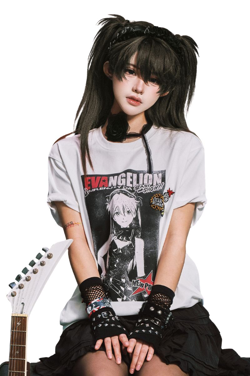 MEDM x EVA NEVER END Series Character Poster T-Shirt