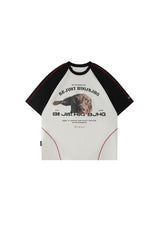 BJHG Streetwear Print Quick‑Dry Tee | Unisex Summer Sports Couples Top
