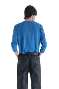 MASONPRINCE Hemp Henley Long Sleeve T-Shirt