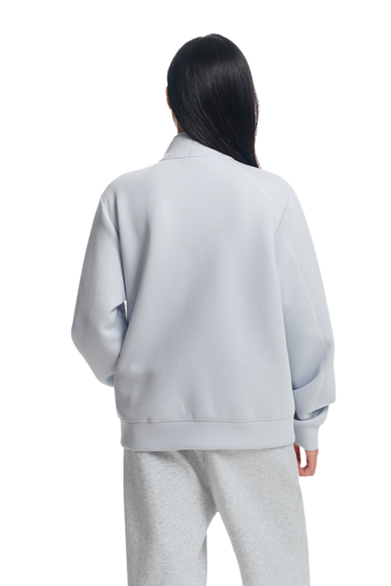 Dangerouspeople | Contrast Collar Zip Stand Collar Jacket