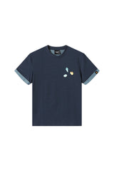 Dangerouspeople DSP Dessert Logo Two‑Tone Double‑Yarn Unisex T‑Shirt