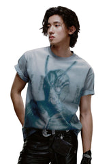 MEDM X Kamen Rider True Self Vintage Washed Tee