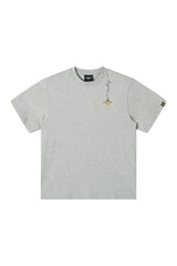 DangerousPeople DSP｜Paper‑Bag‑Head Glow‑in‑Dark Print Cotton Oversized T‑Shirt