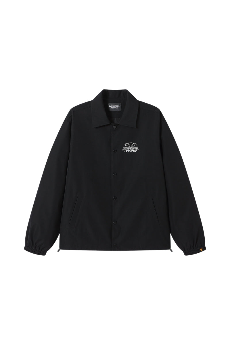 Dangerouspeople｜Cartoon Print Coach Jacket Casual Outerwear