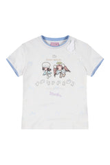 MEDM × Niaoyiyi | Angel Star Print Slim Women Tee