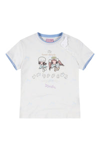 MEDM × Niaoyiyi | Angel Star Print Slim Women Tee