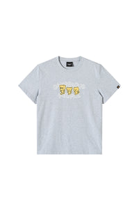 Dangerouspeople DSP Running D Print Drop‑Shoulder Casual T‑Shirt
