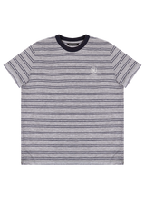 Masonprince Linen-Cotton Striped T-Shirt