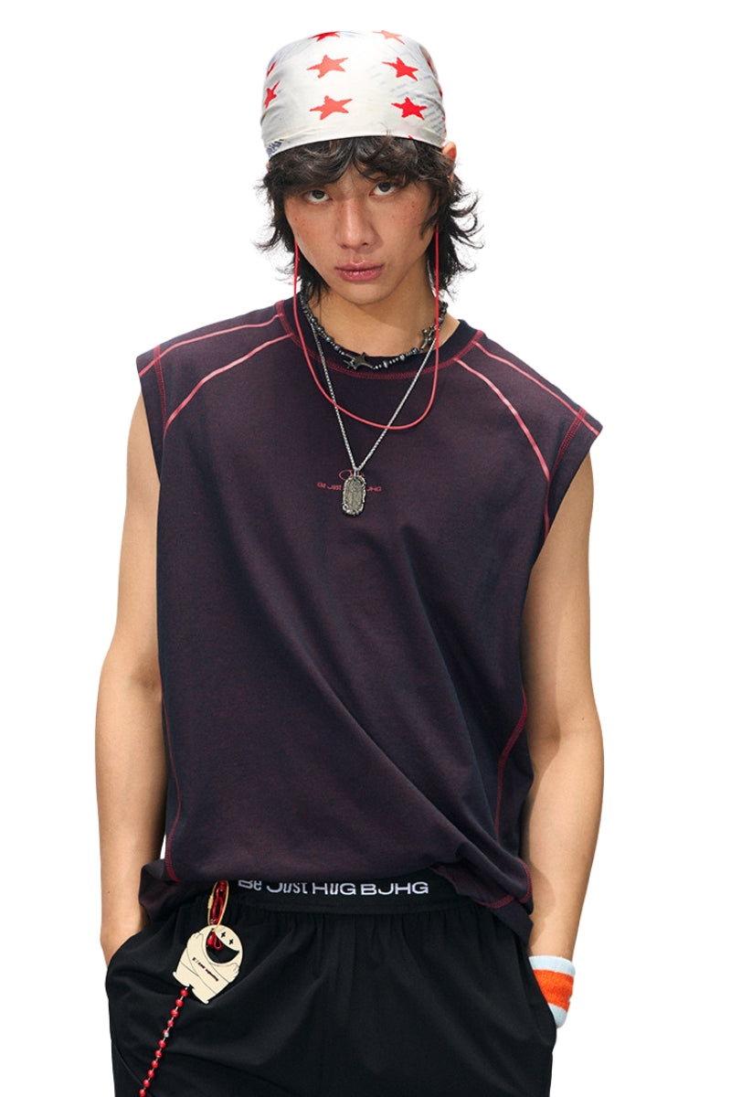 BJHG Men Quick‑Dry Cool Sleeveless Tank Top Summer Basketball Sports Vest