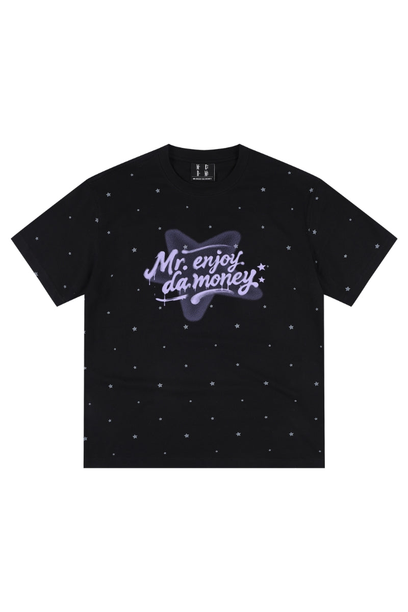 MEDM Star Polka Dot Hand Lettering Tee