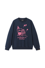 Dangerouspeople｜D Foam Print Drop Shoulder Crewneck