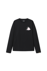 Dangerouspeople | Color Changing Print Letter Long Sleeve Tee