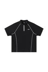 Dangerouspeople DSP Panel‑Stand‑Collar Retro Sorona Sports Top