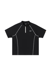 Dangerouspeople DSP Panel‑Stand‑Collar Retro Sorona Sports Top