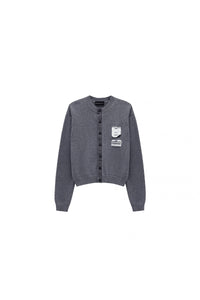 MASONPRINCE | Raw Stitch Dual Patch Mixed Panel Cardigan