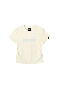 DangerousPeople｜Sorona Ruched Slim Fit Quick‑Dry T‑Shirt