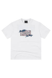 MEDM Leopard Patch Embroidery Star Graffiti Tee
