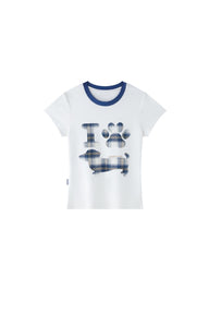 BJHG Summer Women Trendy T‑Shirt Fun Dog Graphic Slim‑Fit Korean Chic Casual Top