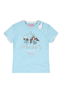 MEDM × Niaoyiyi | Angel Star Print Slim Women Tee
