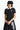 MEDM Fake Two-Piece Polka Dot Short-Sleeve POLO