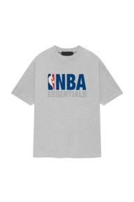 NBA x Essentials Fear Of God Oversized Jersey Tee LIGHT HEATHER