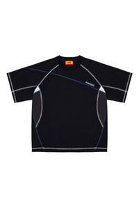 AFGK 7A Anti-Bacterial Flatlock Stitch T-Shirt, Unisex Loose Summer Sports Tee