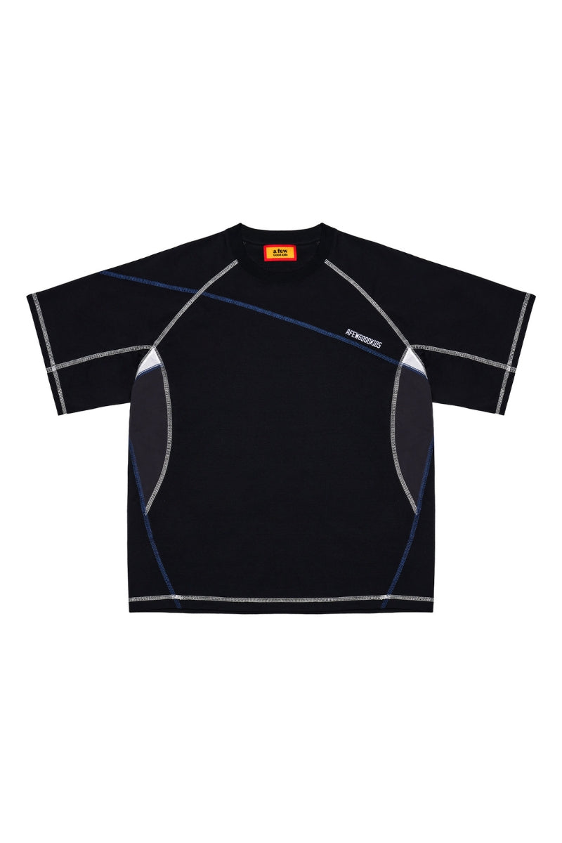 AFGK 7A Anti-Bacterial Flatlock Stitch T-Shirt, Unisex Loose Summer Sports Tee