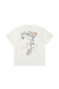 Dangerouspeople DSP Fairytale Plush Rabbit Print Loose Couple Tee