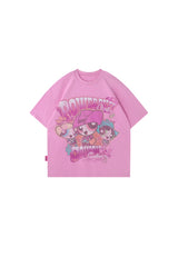 BJHG x The Powerpuff Girls Women American Cotton Tee Summer