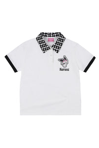 MEDM x Sanrio Kuromi Contrast Trim Polo Tee