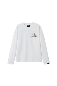 Dangerouspeople | Color Changing Print Letter Long Sleeve Tee