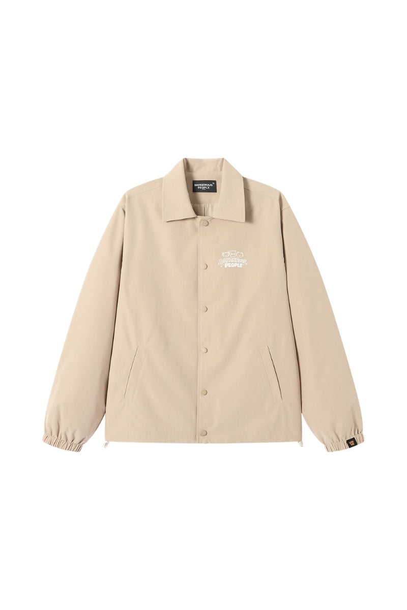 Dangerouspeople｜Cartoon Print Coach Jacket Casual Outerwear
