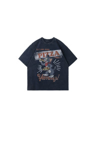 BJHG x Tom and Jerry Men American Cartoon Tee Summer Couple