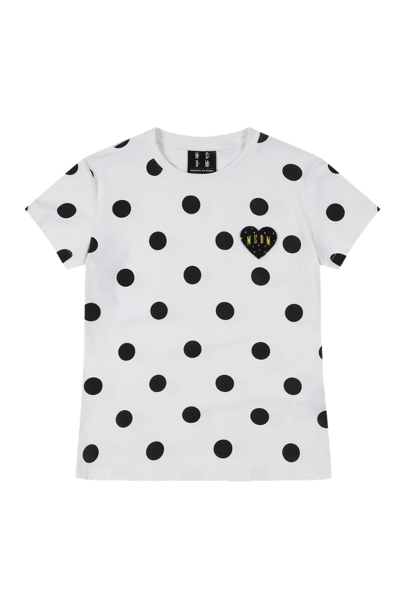 MEDM Rugby Logo Vintage Loose Couple T-Shirt