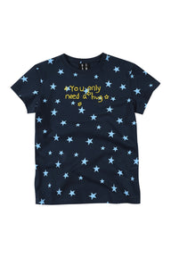 MEDM x Iria's Mailbox Star Print Embroidered Women's Tee