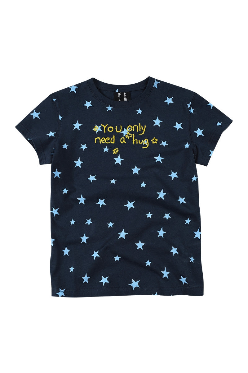 MEDM x Iria's Mailbox Star Print Embroidered Women's Tee