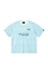 Dangerouspeople Embroidered Football Sport Loose Tee