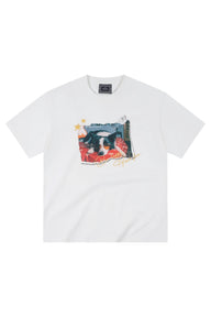MEDM x YAD Healing Pet Photo Print Unisex Crew Neck Tee