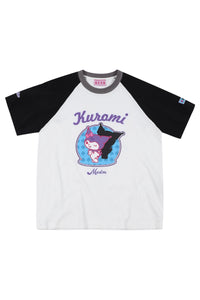 MEDM x Sanrio Kuromi Raglan Couple Tee