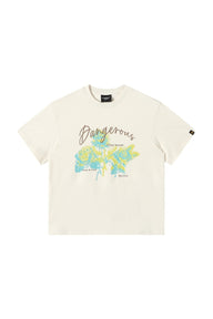 Dangerouspeople DSP Pixel Rose Print Sorona Cool‑Touch Unisex T‑Shirt