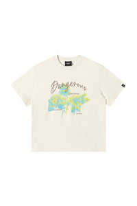 Dangerouspeople DSP Pixel Rose Print Sorona Cool‑Touch Unisex T‑Shirt