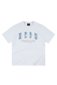 MEDM Glitter Rhinestone Logo Couple Tee