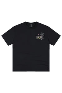 MEDM Glitter Star Rhinestone Logo Loose Couple Tee