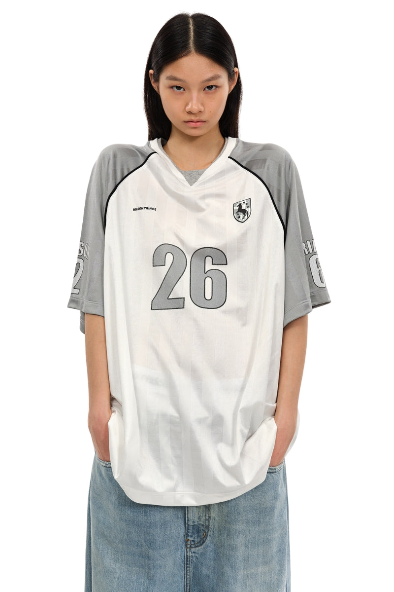 MASONPRINCE World Club Sporty Raglan Stripe Tee