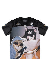 MEDM x YAD Healing Pet Photo Print Vintage Couple Jersey Tee
