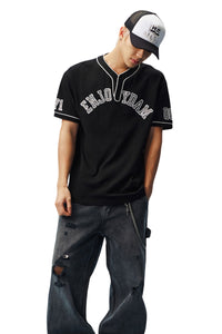MEDM Rhinestone Baseball Tee
