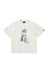Dangerouspeople DSP Bomb King Print Embroidery Loose‑Fit Tee