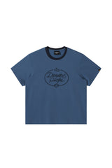 DangerousPeople DSP Pony Series Knot Flocked Letter Tee