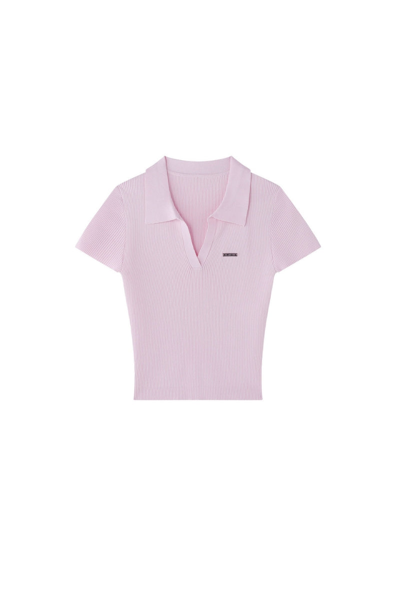 BJHG Women's Hot‑Girl V‑Neck Slim Tee